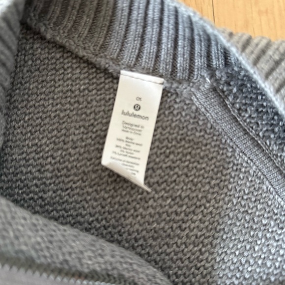 Lululemon Gray On the Go Sweater Poncho, One Size - Picture 10 of 11